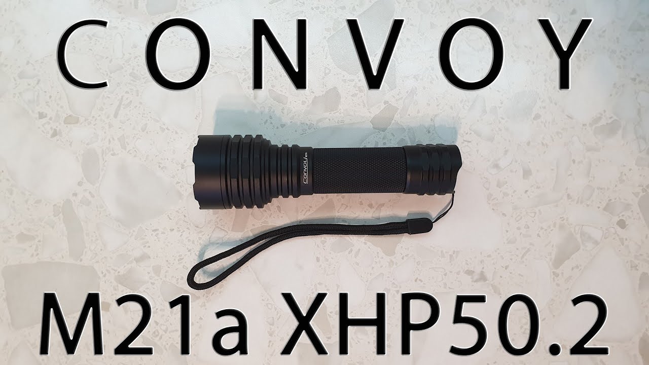 Фонарь Convoy M21а XHP 50.2 6000 mA, сравнение с Convoy M1 XM-L2 2800 mA обзор