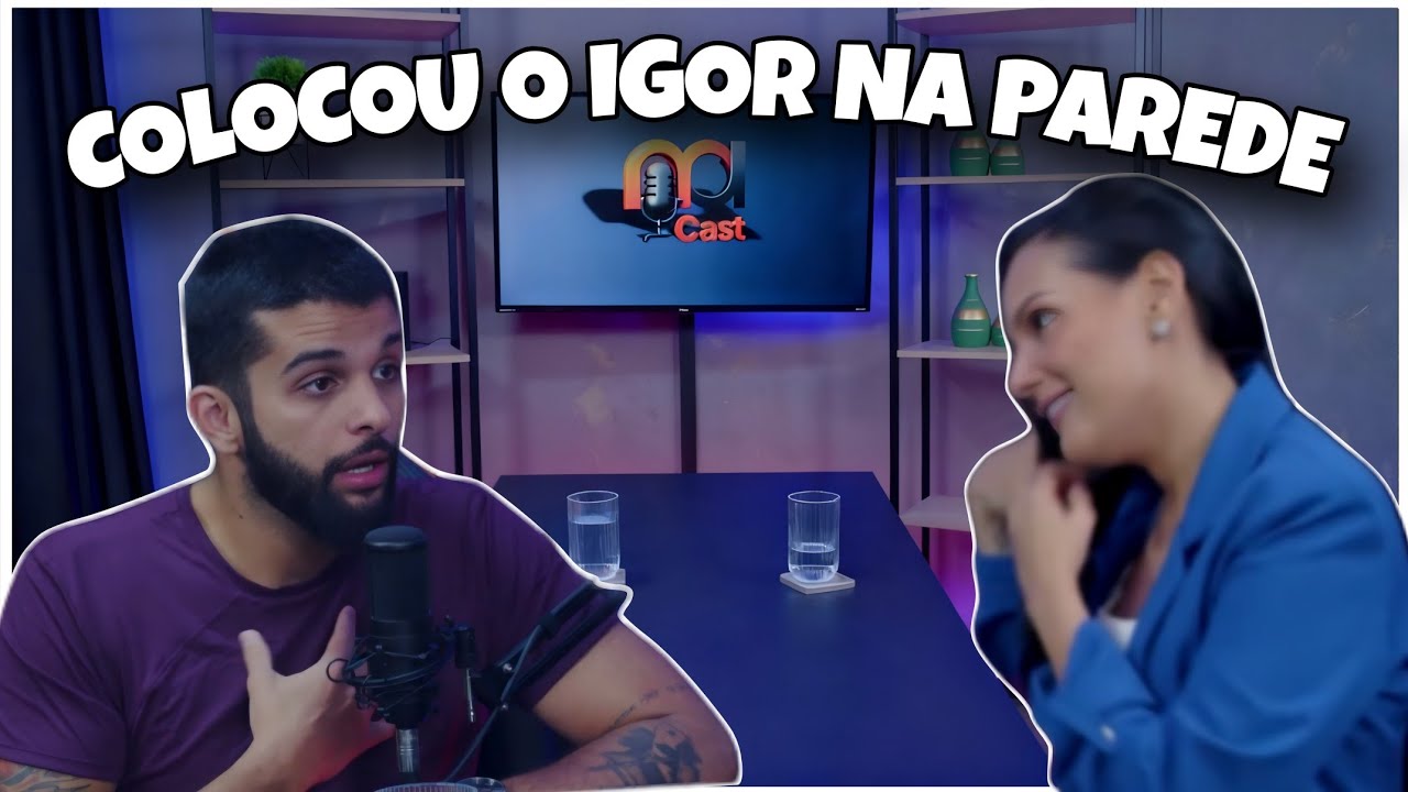 ELA COLOCOU O IGOR GUEDES NA PAREDE E PERGUNTOU SOBRE O LIMITE DO HUMOR...