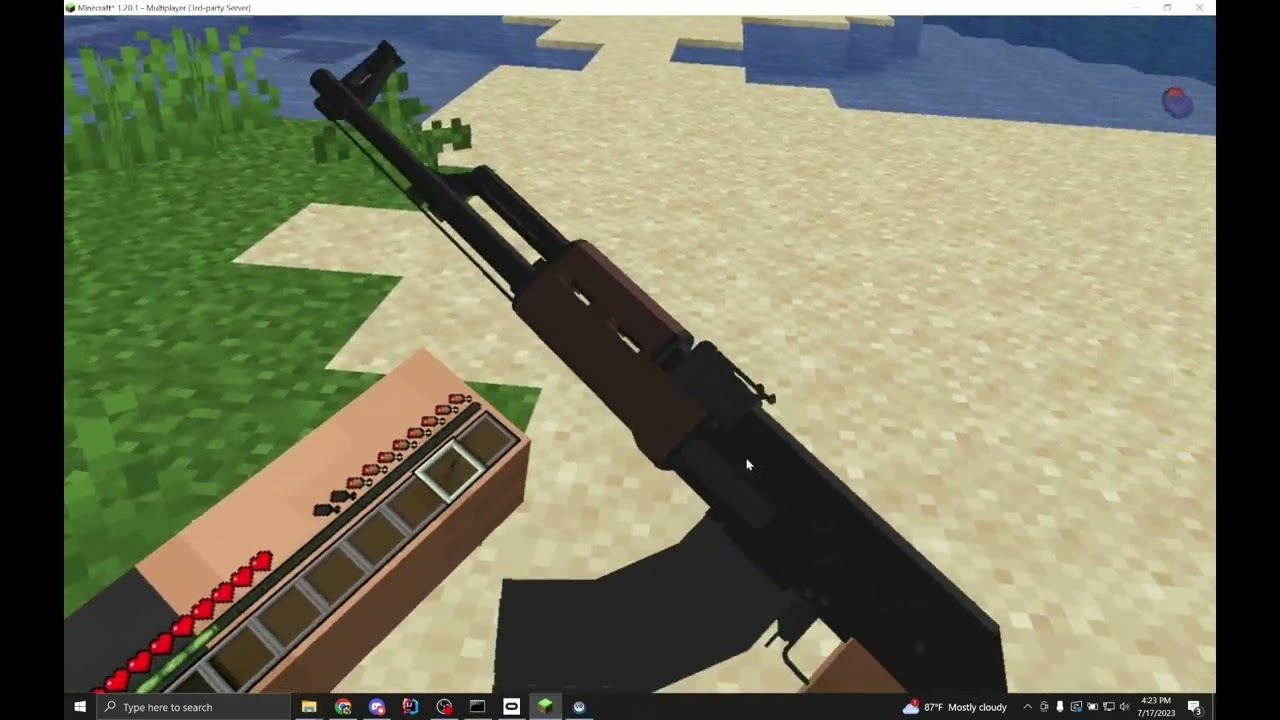 Guns in Minecraft VR with WeaponMechanics