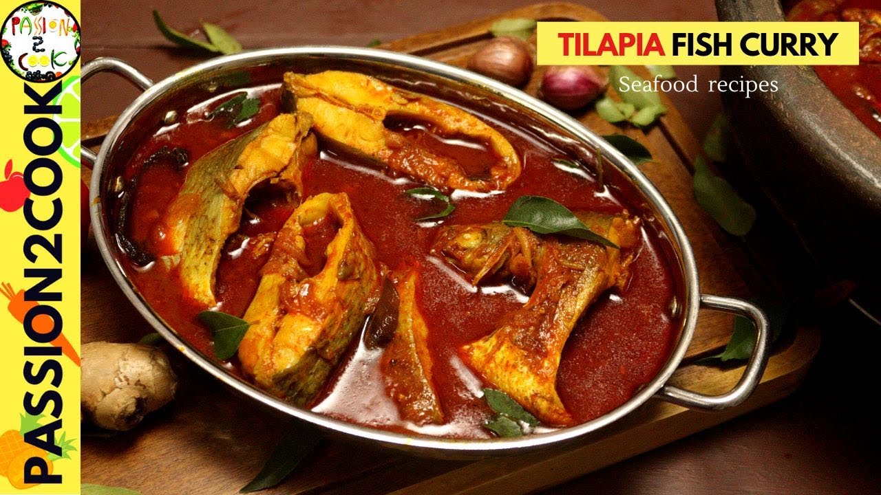 Tilapia fish curry | Spicy fish curry | Kerala style fish curry recipe