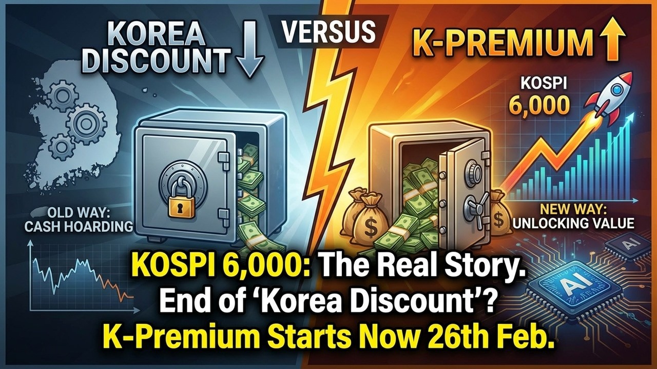 Why South Korea&rsquo;s Stock Market is Exploding Right Now (KOSPI 6,000?)| (HBM & Governance Reform)