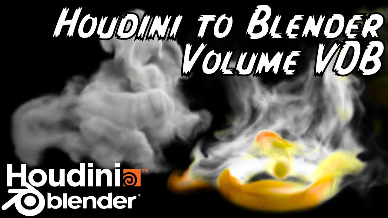 Export Volume VDB from Houdini into Blender
