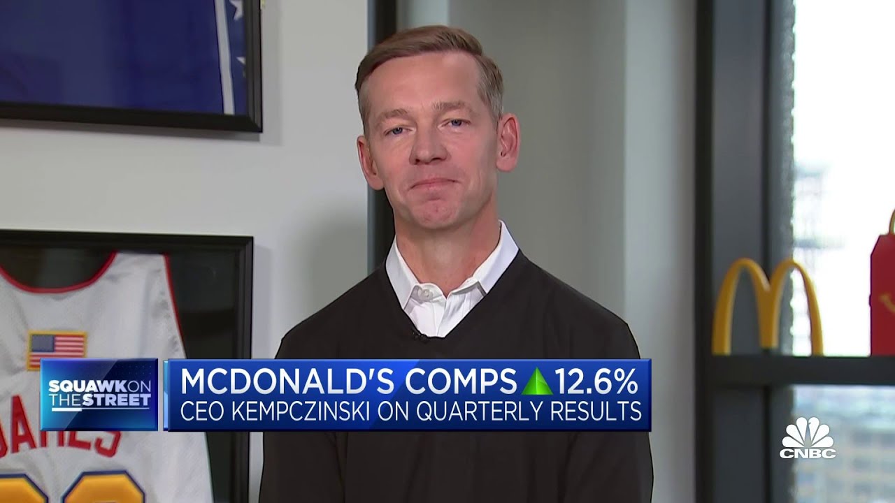 McDonald's CEO: We'll be looking at high single-digit inflation by the end of year