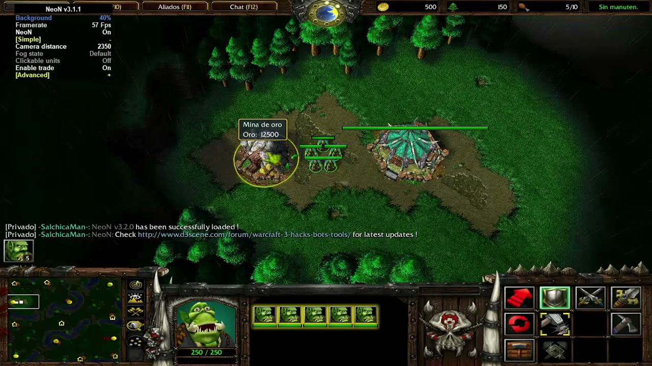 Warcraft III Online Rubattle.net - MAPHACK(NEON)