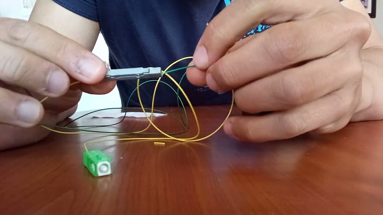 Empalme de fibra óptica sin máquina (empalme mecánico) ✨✨