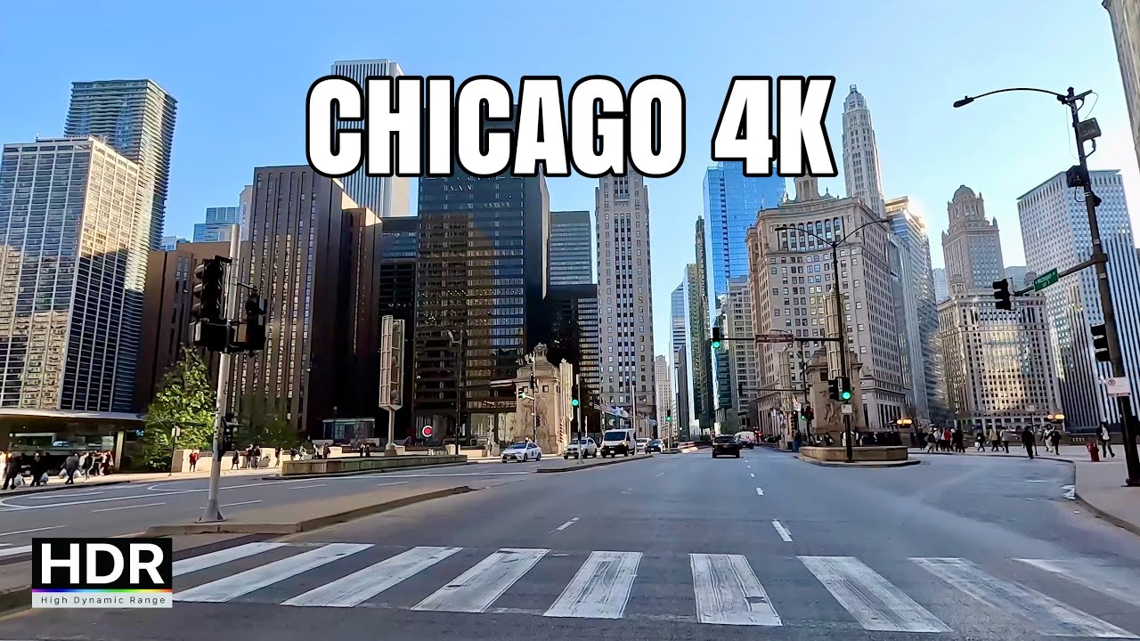 Everything CHICAGO Driving Tour 4K || River North, Hyde Park, Downtown, Millennium Park, The Bean