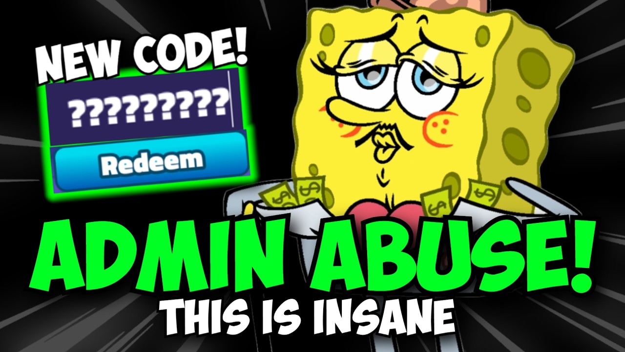 [NEW CODES] ADMIN ABUSE AND INSANE GIVEAWAYS! | Spongebob TD