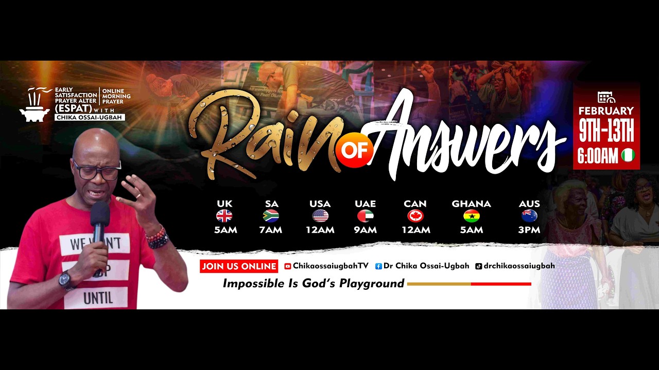 Early Satisfaction Prayer Altar || Episode 1321