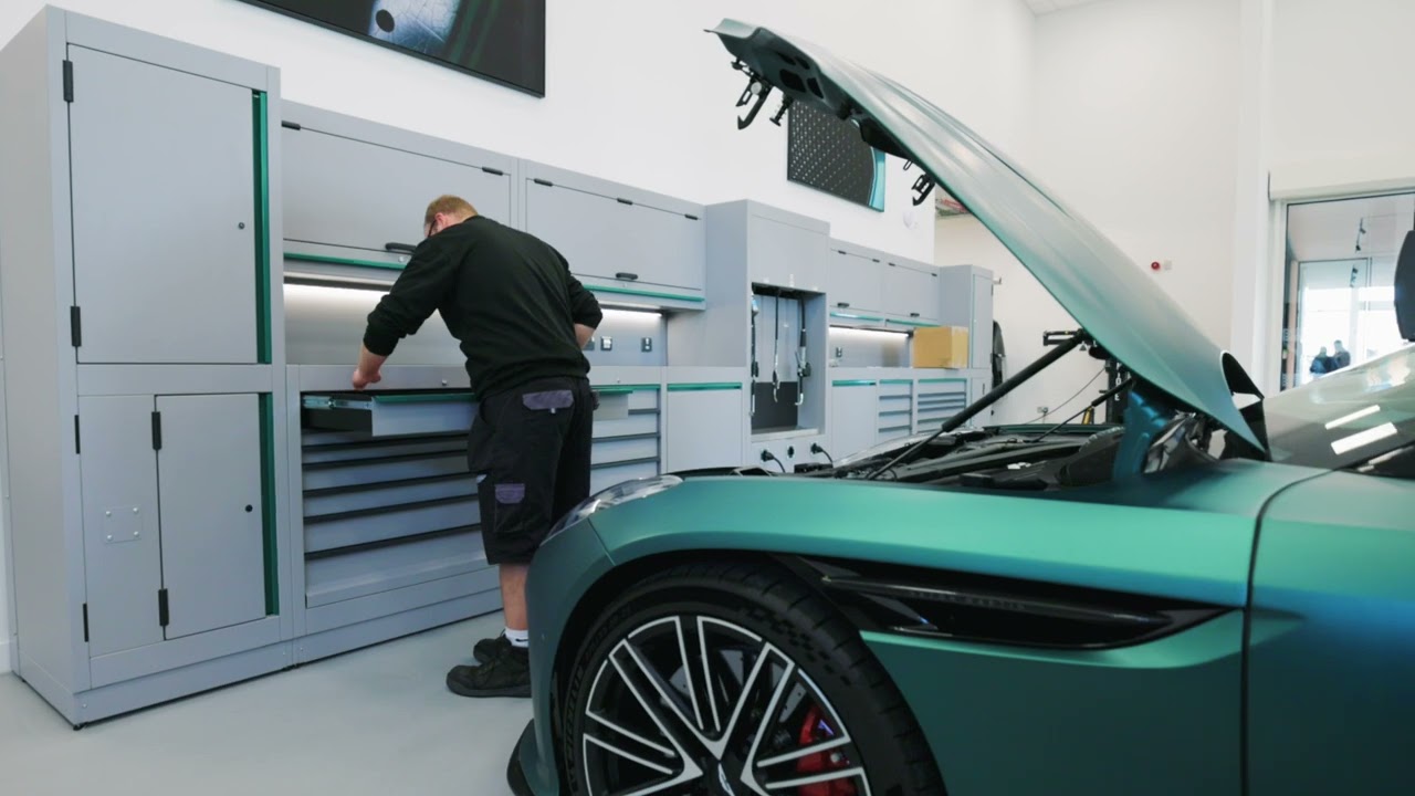 Bespoke Tool Storage for Aston Martin: Truesteel’s Premium Custom Cabinets