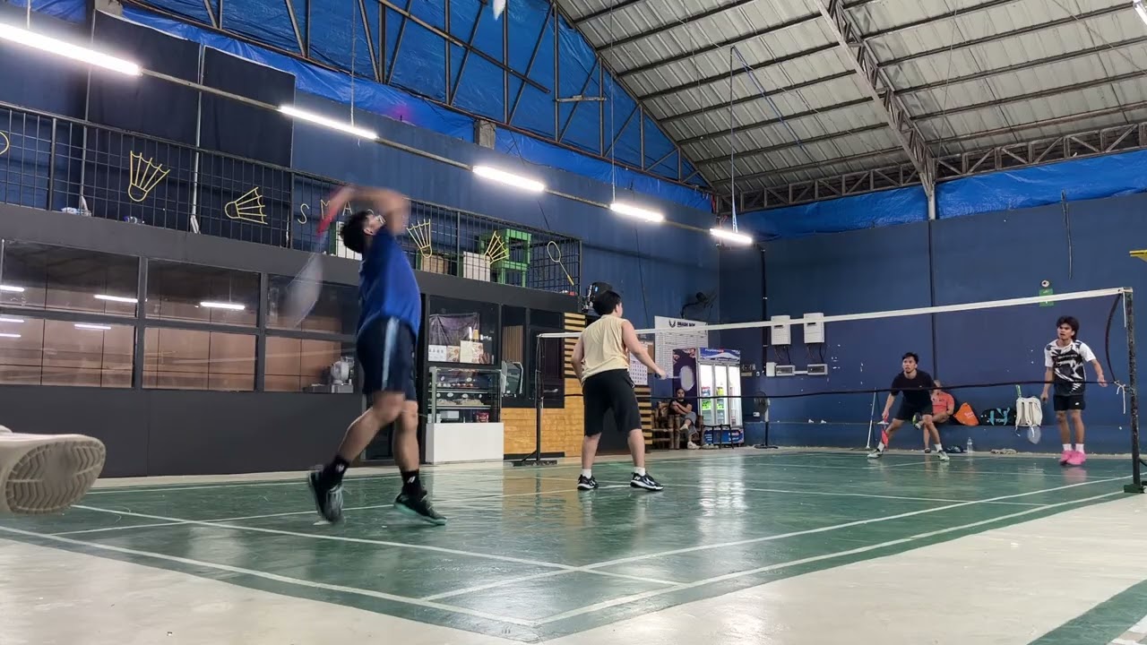 Badminton Game (Smashbox - 03/03/2026) Art and Mark vs Zyg and Franz SET 2