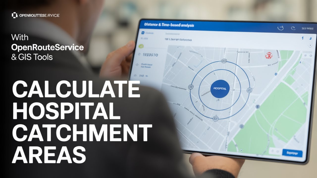 Calculating Hospital Catchment Areas: Using OpenRouteService & Web-Based GIS Tools