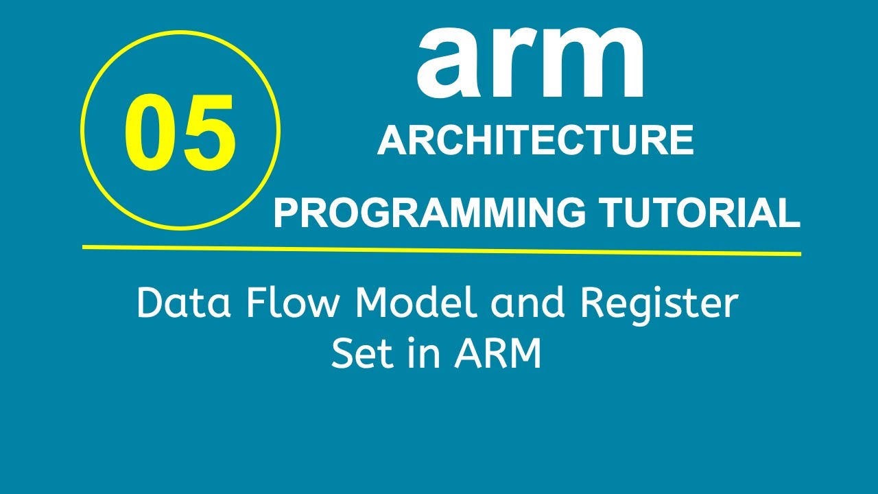 ARM Programming Tutorial 5- Data Flow Model and Register Set in ARM