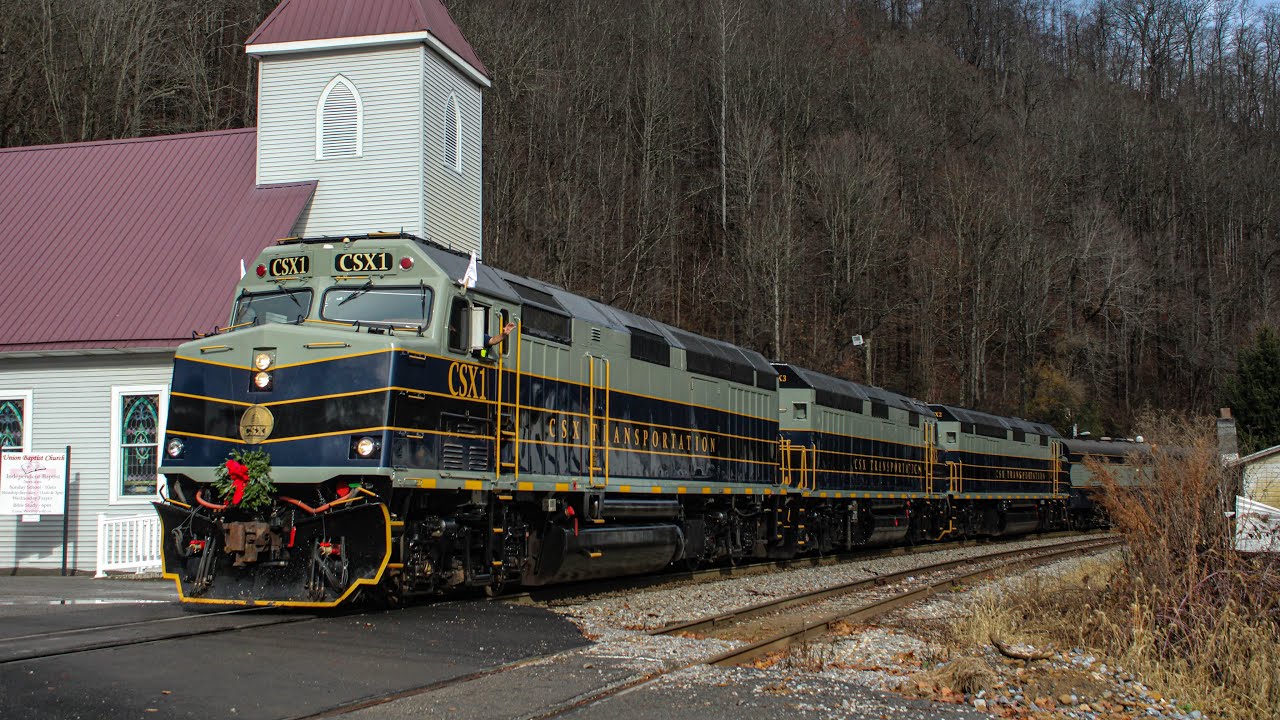 CSX P001 Santa Train Chase between Elkhorn City, KY to Kingsport, TN 11/22/25