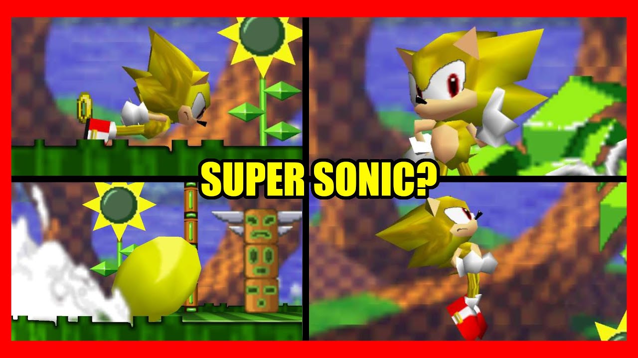 ✨ Super Sonic in Smash 64??? | Full Moveset (Taunts, Kirby Hat & More) | Smash Remix