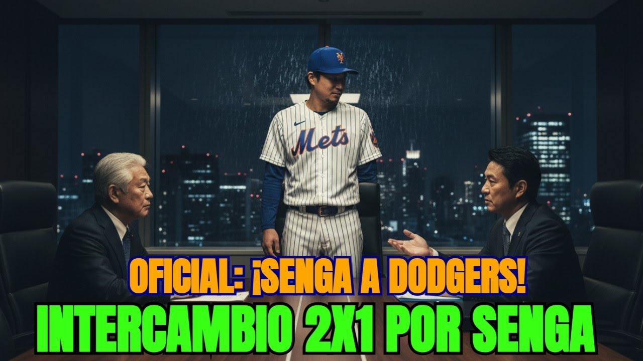 ¡OFICIAL! Dodgers Fichan a Kōdai Senga (4 años) en Intercambio 2x1 con Mets.