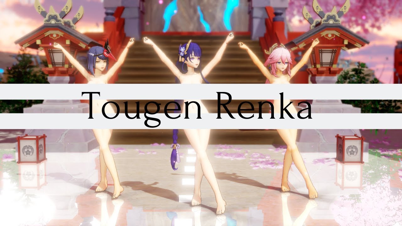 【Genshin MMD】Raiden Ei Yae Miko Kujou Sara - Tougen Renka GARNiDELiA