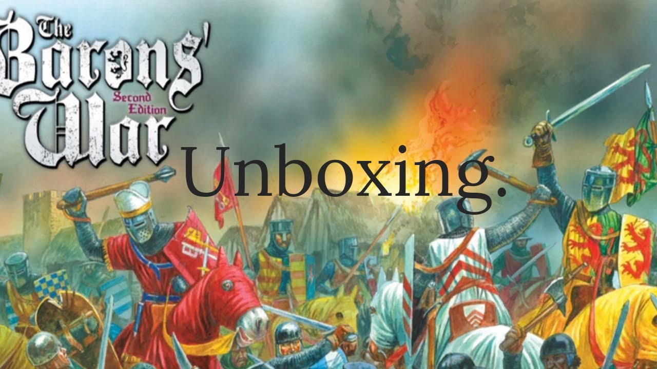 Wargames Atlantic,Barons War unboxing and review