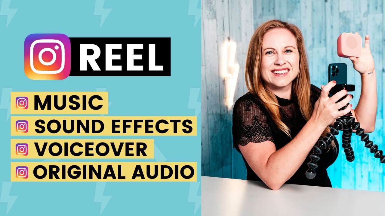 How to Add Music, Sound Effects, Original Audio and Voiceover to Reels