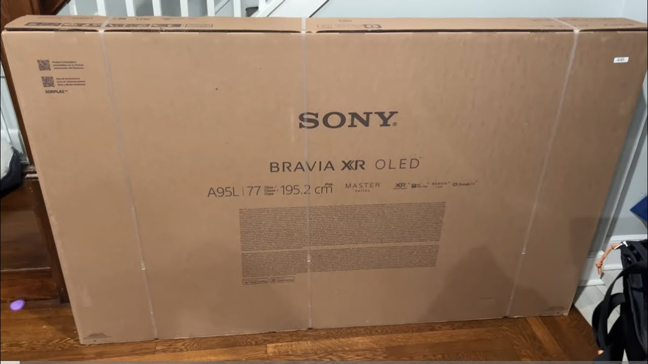 UNBOXING SONY XR77A95L QDOLED & COMPARISON TO SONY 75” Z9K