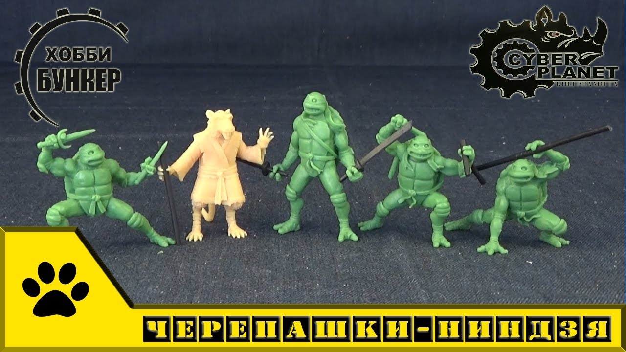 TMNT от Хобби Бункер - фигурки черепашек-ниндзя