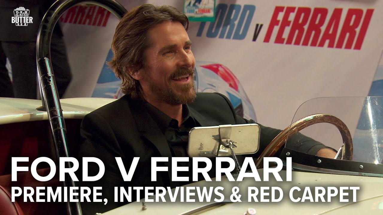 Ford v Ferrari: Premiere, Interviews & Red Carpet | Christian Bale, Matt Damon & More | Extra Butter