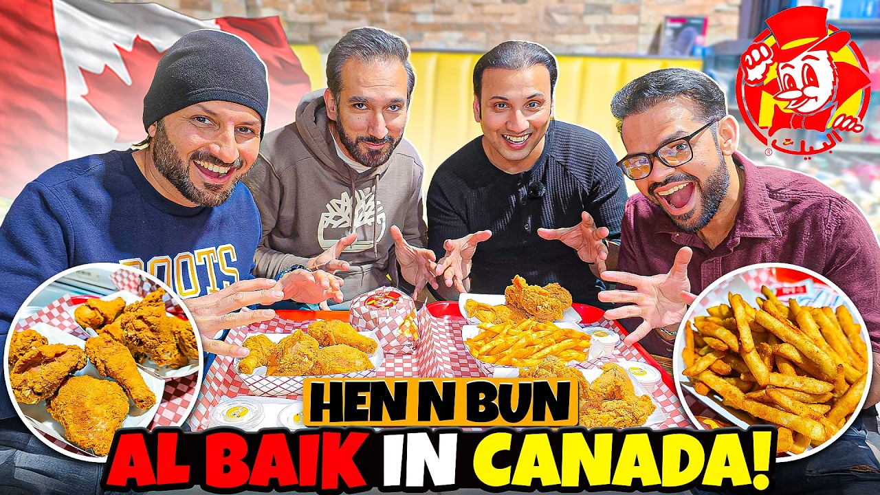 Is AlBaik Chicken in Canada?| Saudi-Style Injected Spicy Broast at Hen n Bun #canada #food #foodie