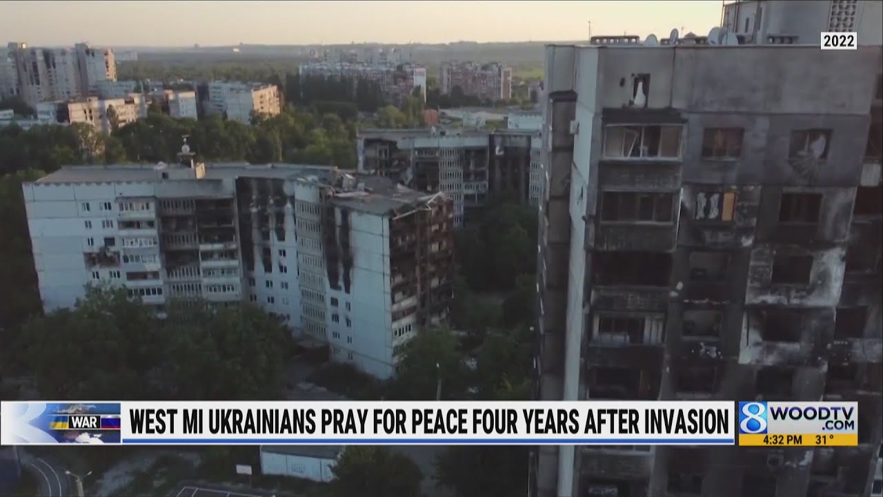West MI Ukrainians pray for peace four years after invasion