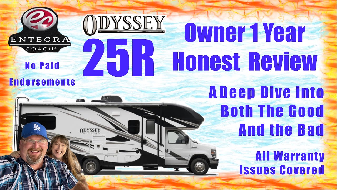 Новый владелец автодома — обзор за 12 месяцев — Entegra Odyssey 25R #автодом #entegra