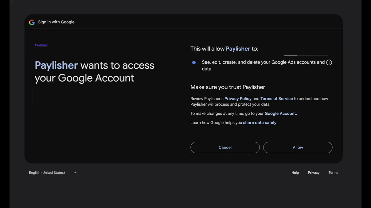 Integrating Google Ads into Paylisher Ad Module