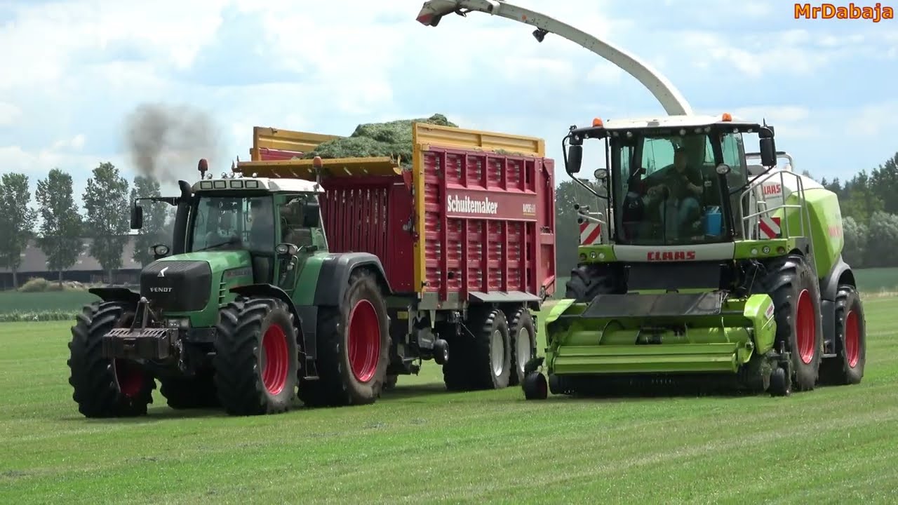 part 1 Van Rulo Grass silage  Claas jaguar 950+pu 300+fendt+schuitemaker 2023 +dronefootage