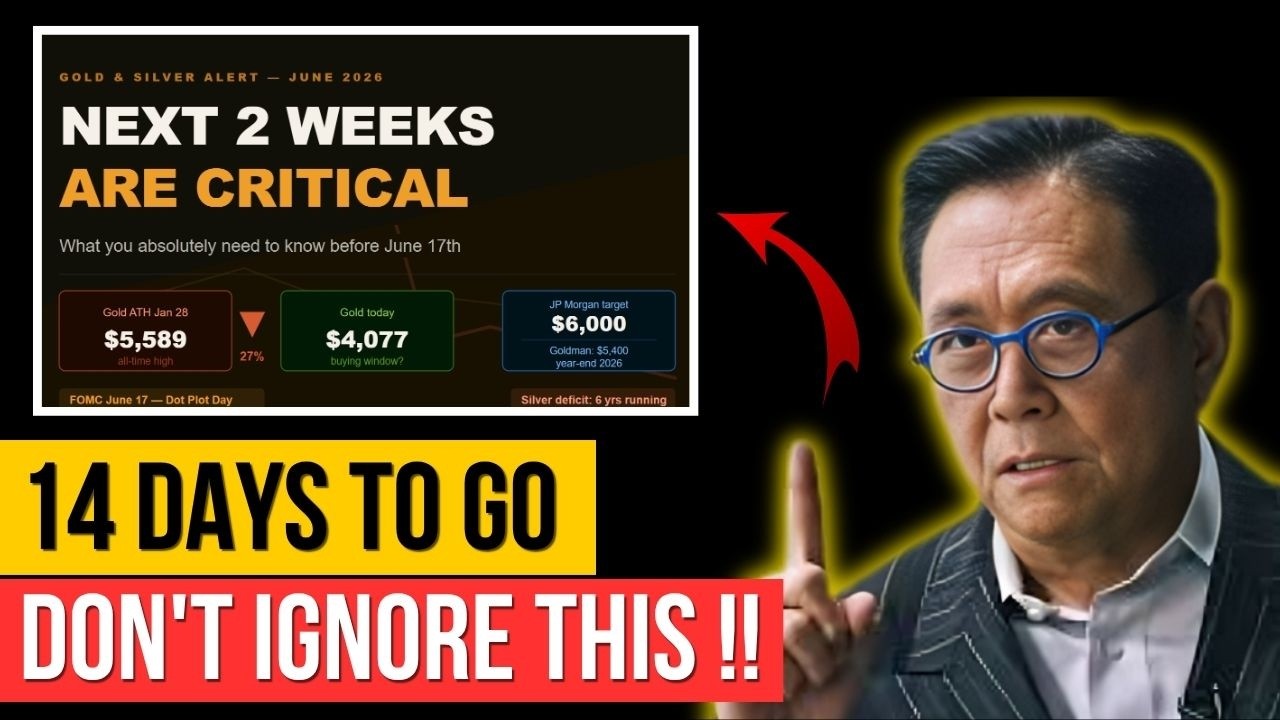 Robert Kiyosaki: Gold & Silver Next 2 Weeks Are Critical! What You Need To Know