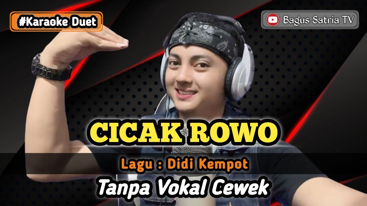 Cucak rowo - karaoke duet tanpa vokal cewek dangdut koplo