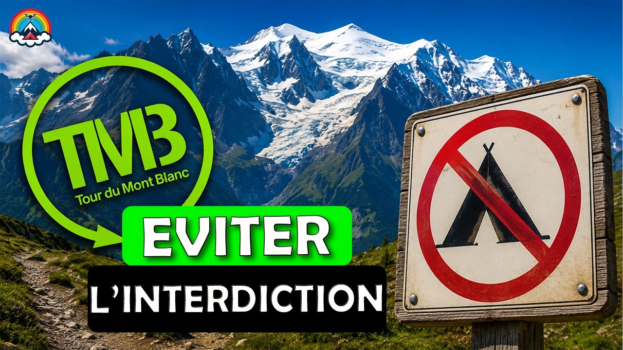 Eviter l'INTERDICTION de bivouac sur le TMB ! (Tour du Mont-Blanc)