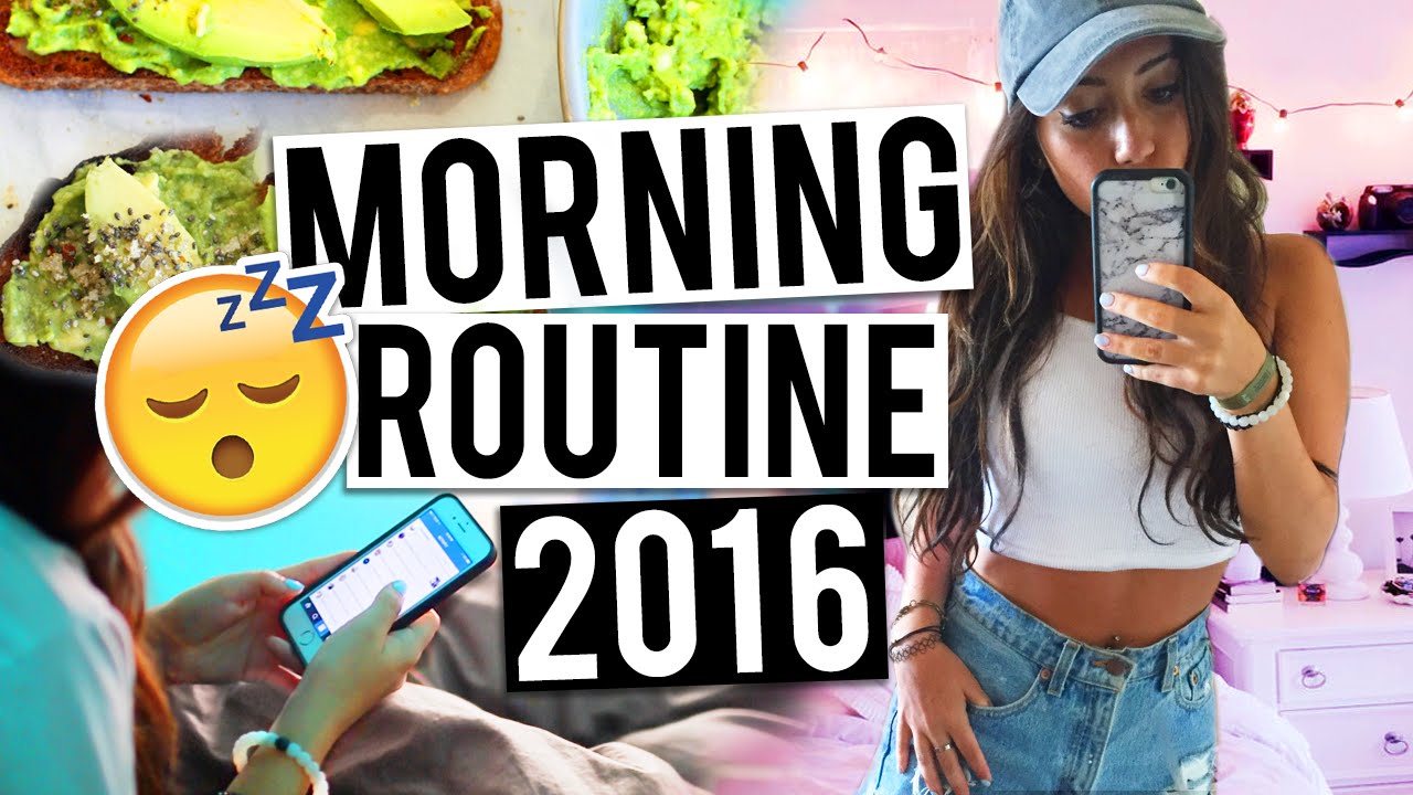 MORNING ROUTINE 2016! How I Get Ready In The Morning!