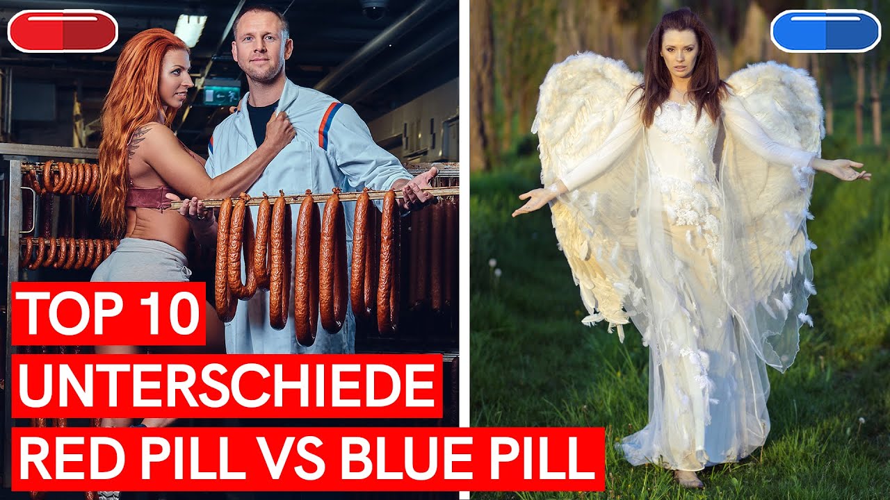 TOP 10 UNTERSCHIEDE im Frauenbild zwischen RED PILL UND BLUE PILL! (Zusammenfassung)