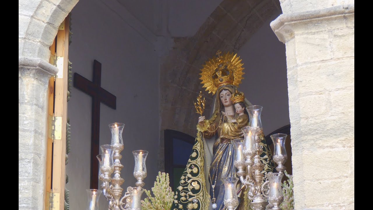 Procesión Ntra. Sra. de la Oliva Coronada. Vejer de la Fra. 15 de Agosto 2023. [4K]