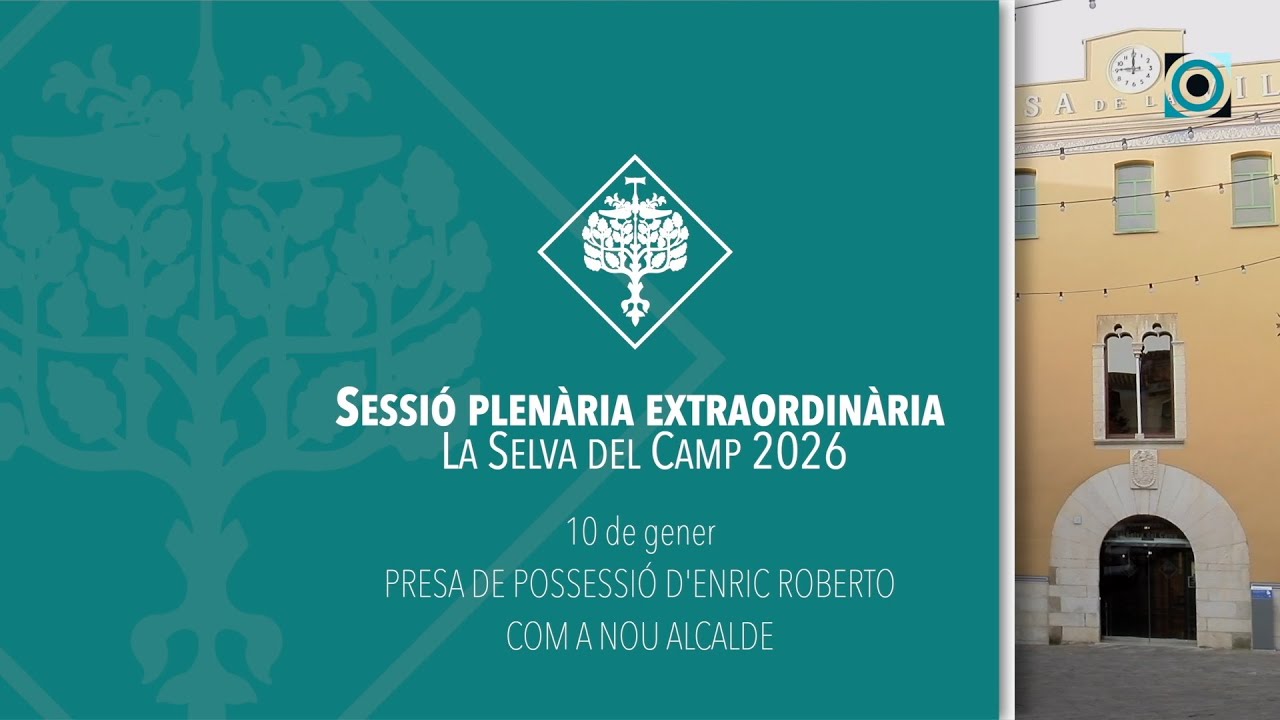 Ple de presa de possessió del nou alcalde, Enric Roberto - 10/01/2026