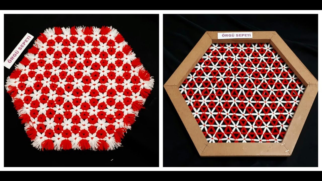 Kasnak lif modeli anlatım How to Make a Flower on a Loom