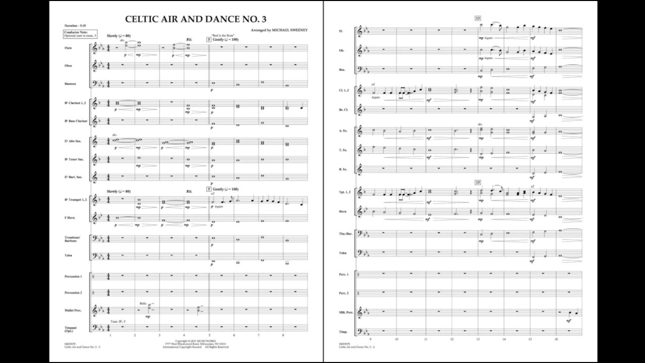 Celtic Air & Dance No. 3 by Michael Sweeney
