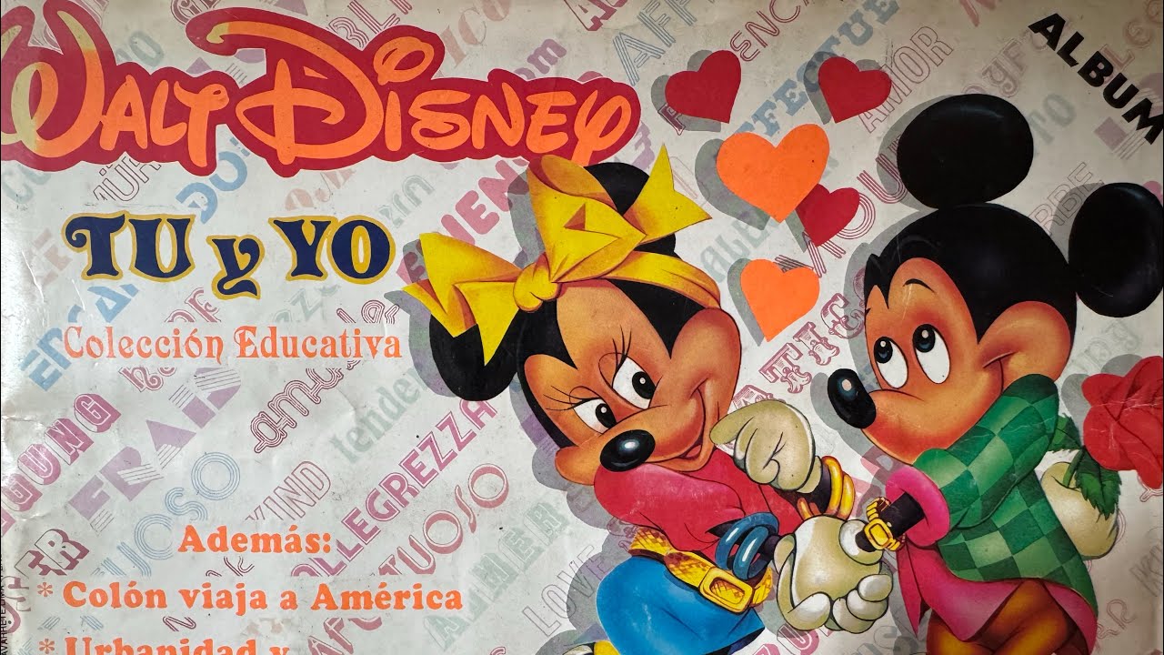 ÁLBUM WALT DISNEY TU Y YO EDITORIAL NAVARRETE