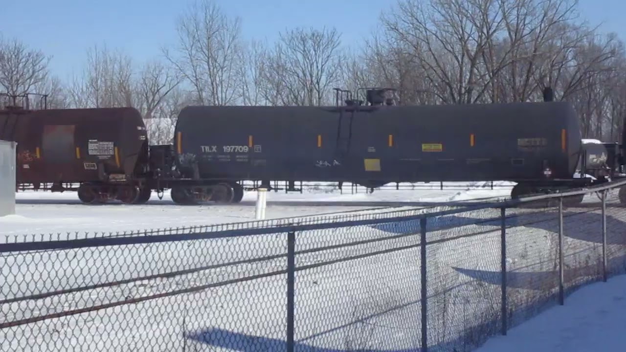 (1-28-2026) Norfolk Southern northbound mixed freight train in Marion Ohio.