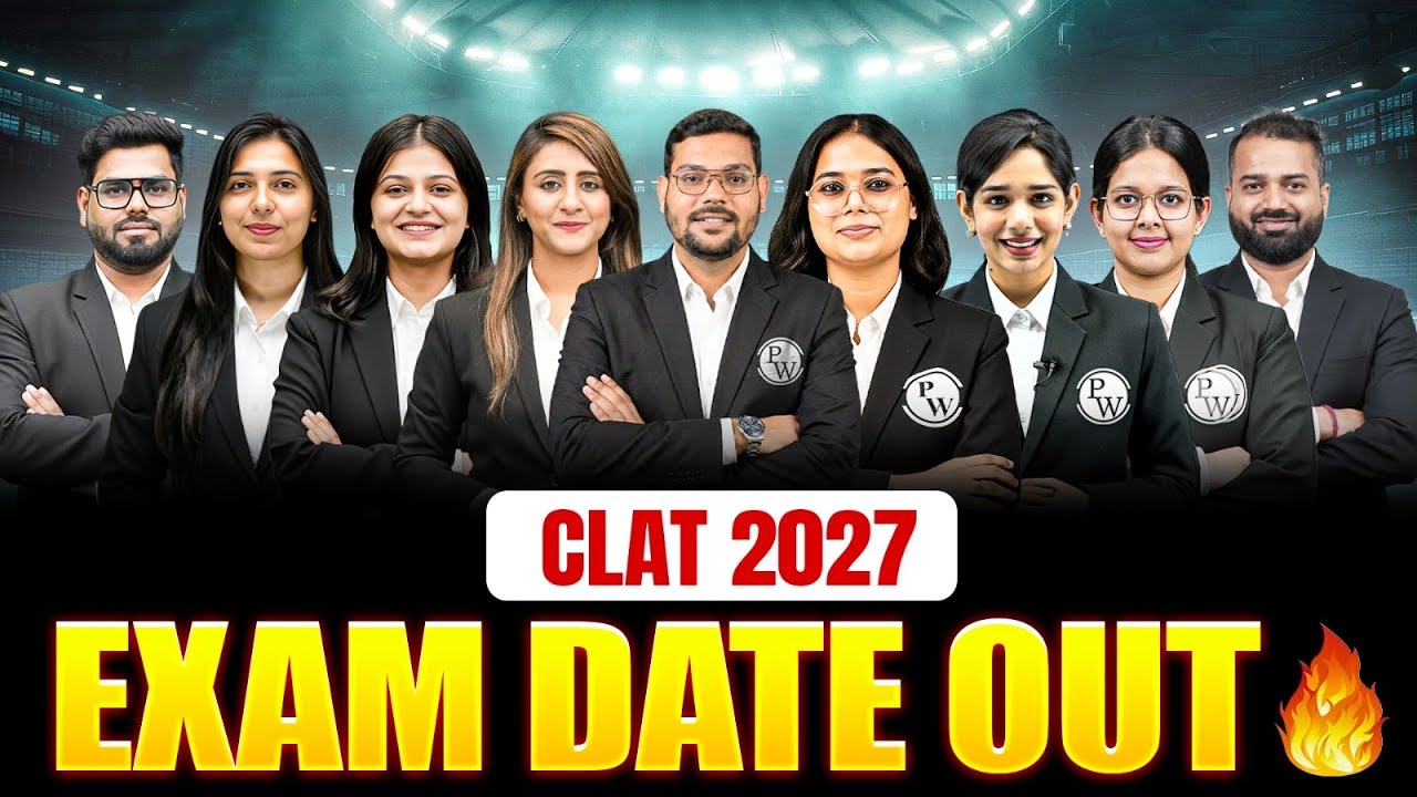 CLAT 2027 Exam Date OUT | CLAT Notification OUT🔥 Form Filling Date, Exam Date CLAT 2027