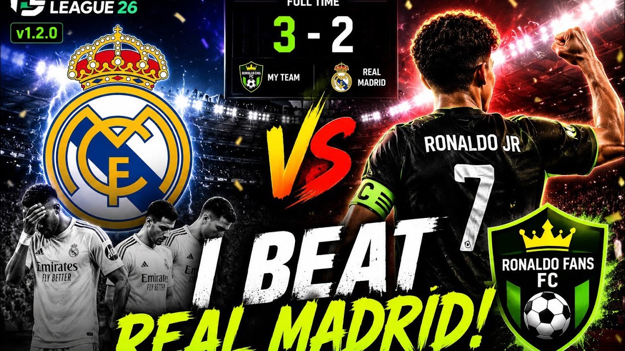 I BEAT REAL MADRID in Football League 26! 😱⚽