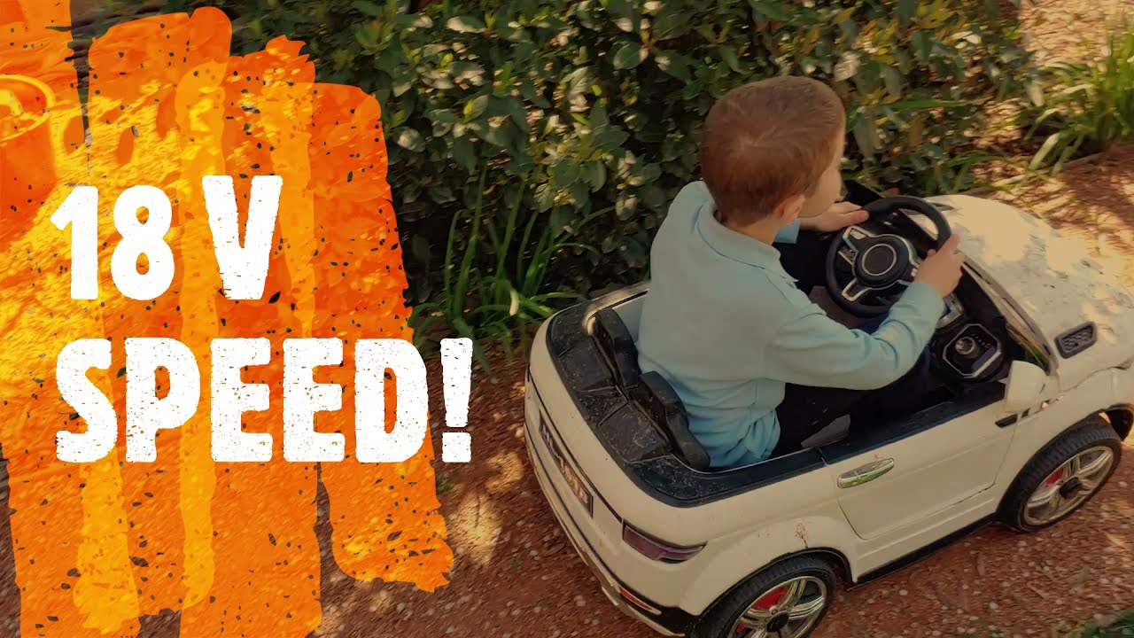 Children's electric car - 50% more SPEED in 5 minutes