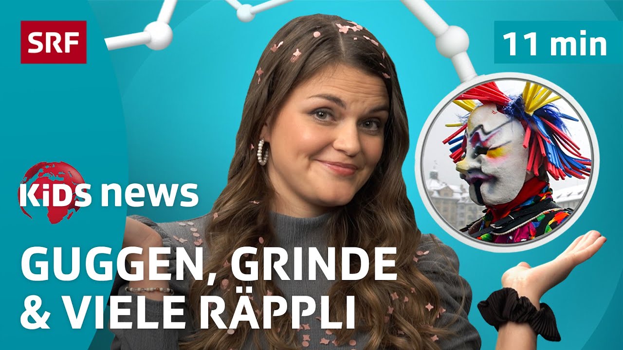 SRF Kids News: Fasnacht in der Schweiz – Guggenmusik, Kostüme & Konfetti | Kindervideos