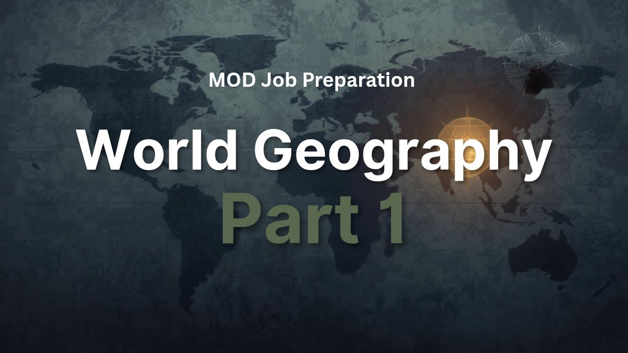 MOD PREPARATION SERIES 2026  | WORLD GEOGRAPHY | LECTURE # 2  #modjobs #mod