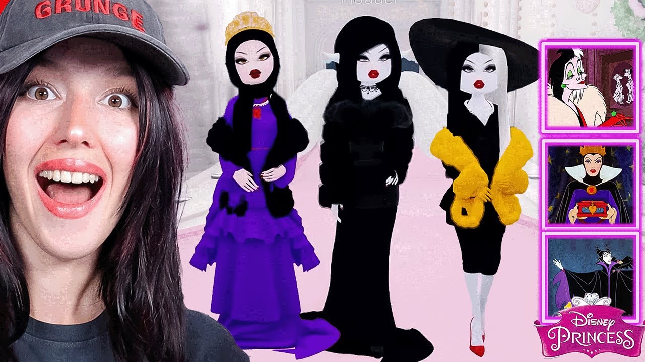 DRESS TO IMPRESS ile Disney Kötülerini En İyi Hale Getirdim!