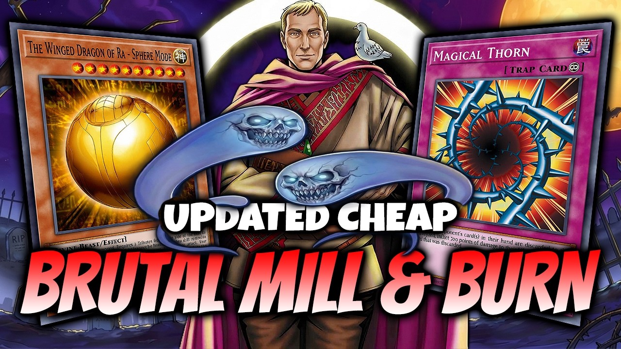 DRAIN up to 60 cards with 4 UR 🚫 Wreck Their Decks with NEW Cheap Toxic Mill & Burn [Master Duel]