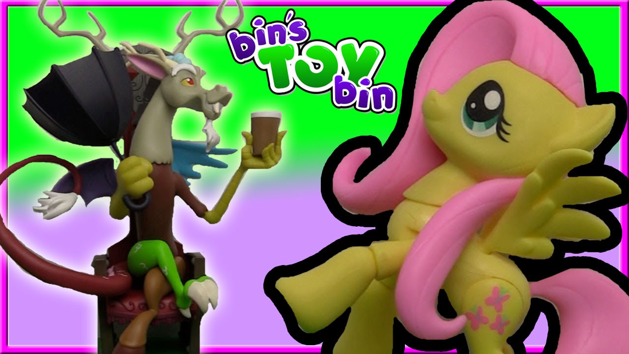 FLUTTERSHY & DISCORD! 2016 Comic Con My Little Pony Exclusive UNBOXING & REVIEW by Bin's Toy Bin