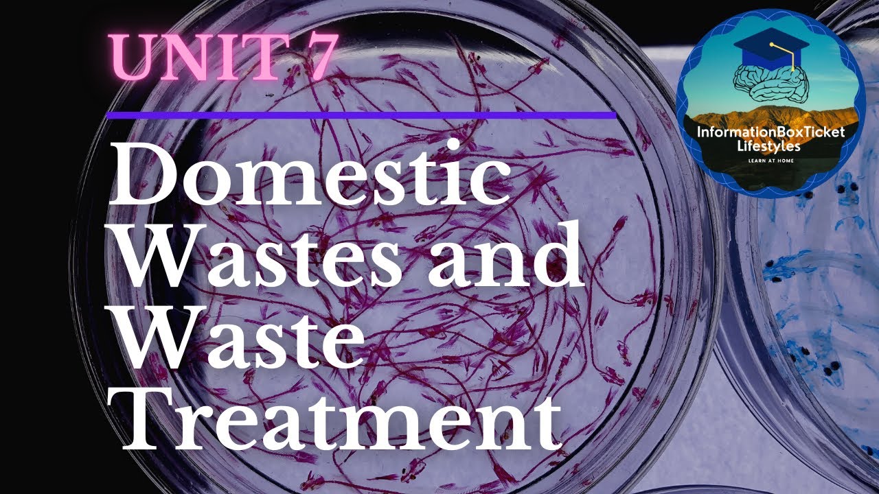 Microbiology Class - Unit-7 - Domestic Wastes and Waste Treatment